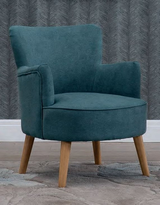 Keira Teal Armchair by Annaghmore