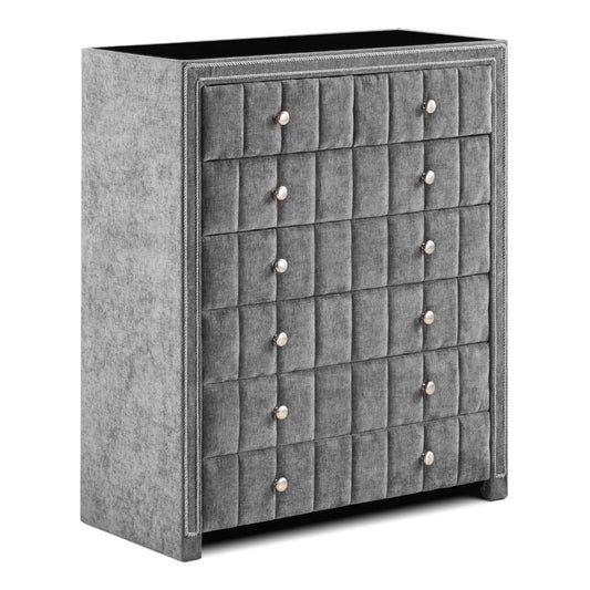 Amelia Grey 6 Drawer Chest