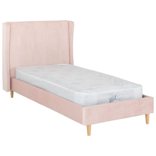 Amelia Bedframe in Pink by Wholesale Beds - 3ft (Single)