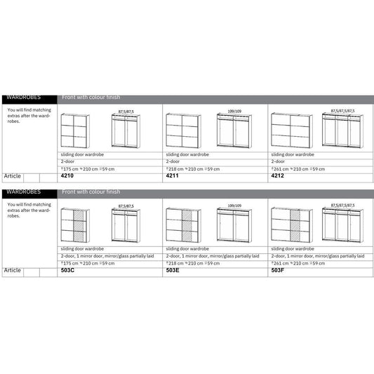 Aurelio Wardrobe Dimensions