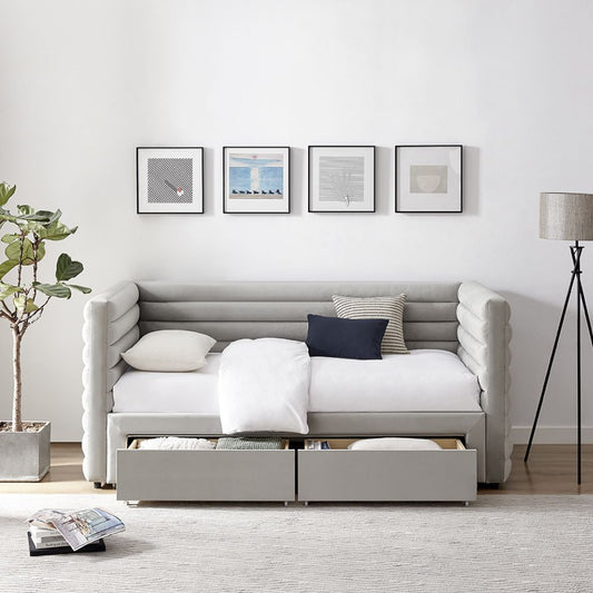 Bellatrix Grey Day Bed