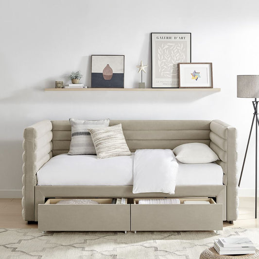 Bellatrix Taupe Day Bed