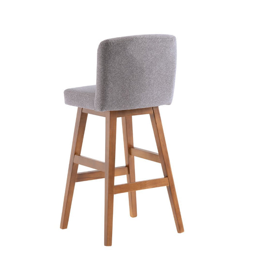 Bodrum Grey Bar Stool Back