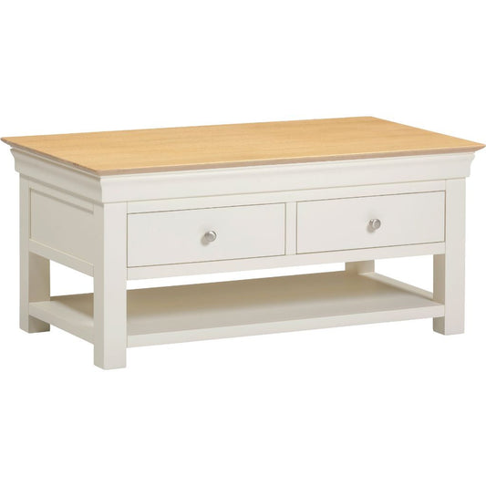 Bordeaux Ivory 2 Drawer Coffee Table