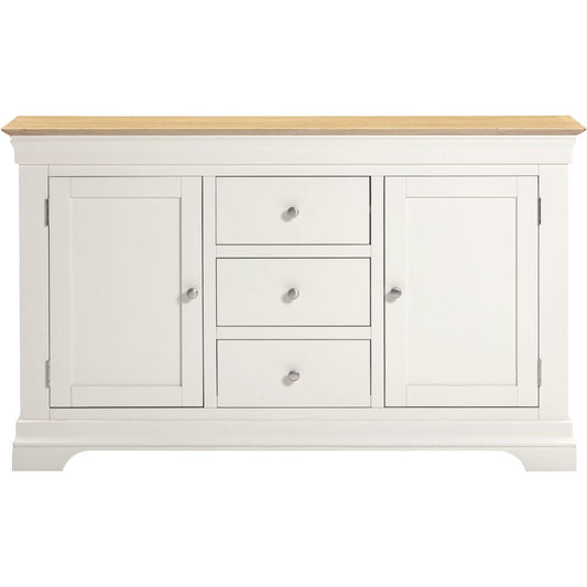 Bordeaux Ivory 2 Door 3 Drawer Sideboard Front