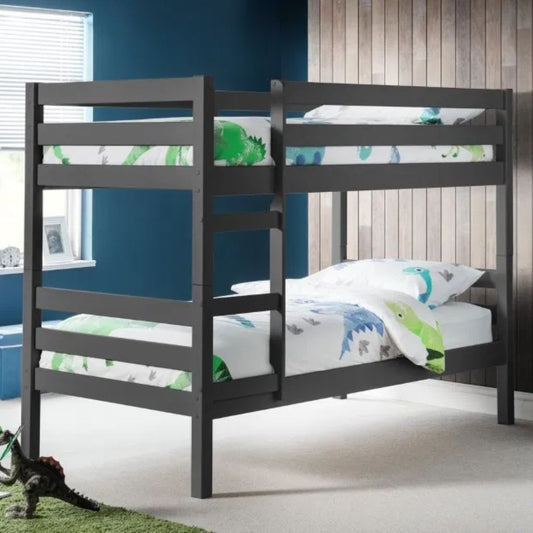 Camden Bunk Bed in Anthracite by Julian Bowen