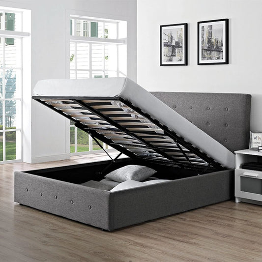 Chanel Grey Ottoman Bed