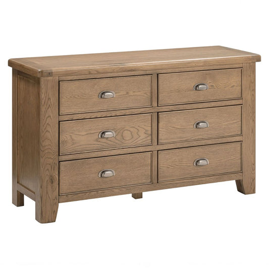 Chatsworth Oak 6 Drawer Chest