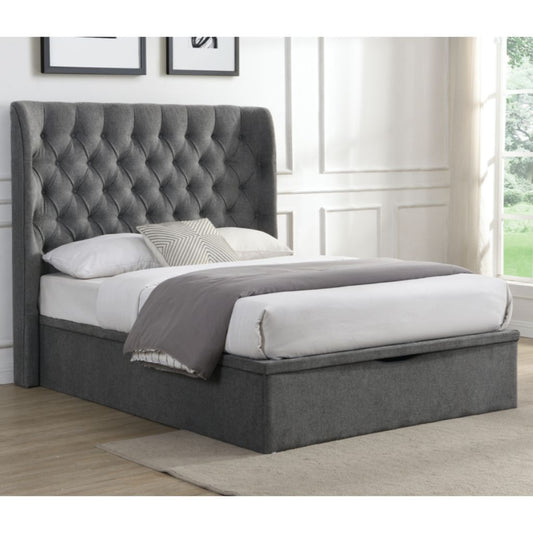 Clara Grey Storage Bedframe
