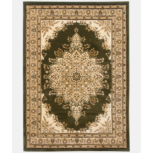 Classique Medallion Green Rug Range by Floor Trends