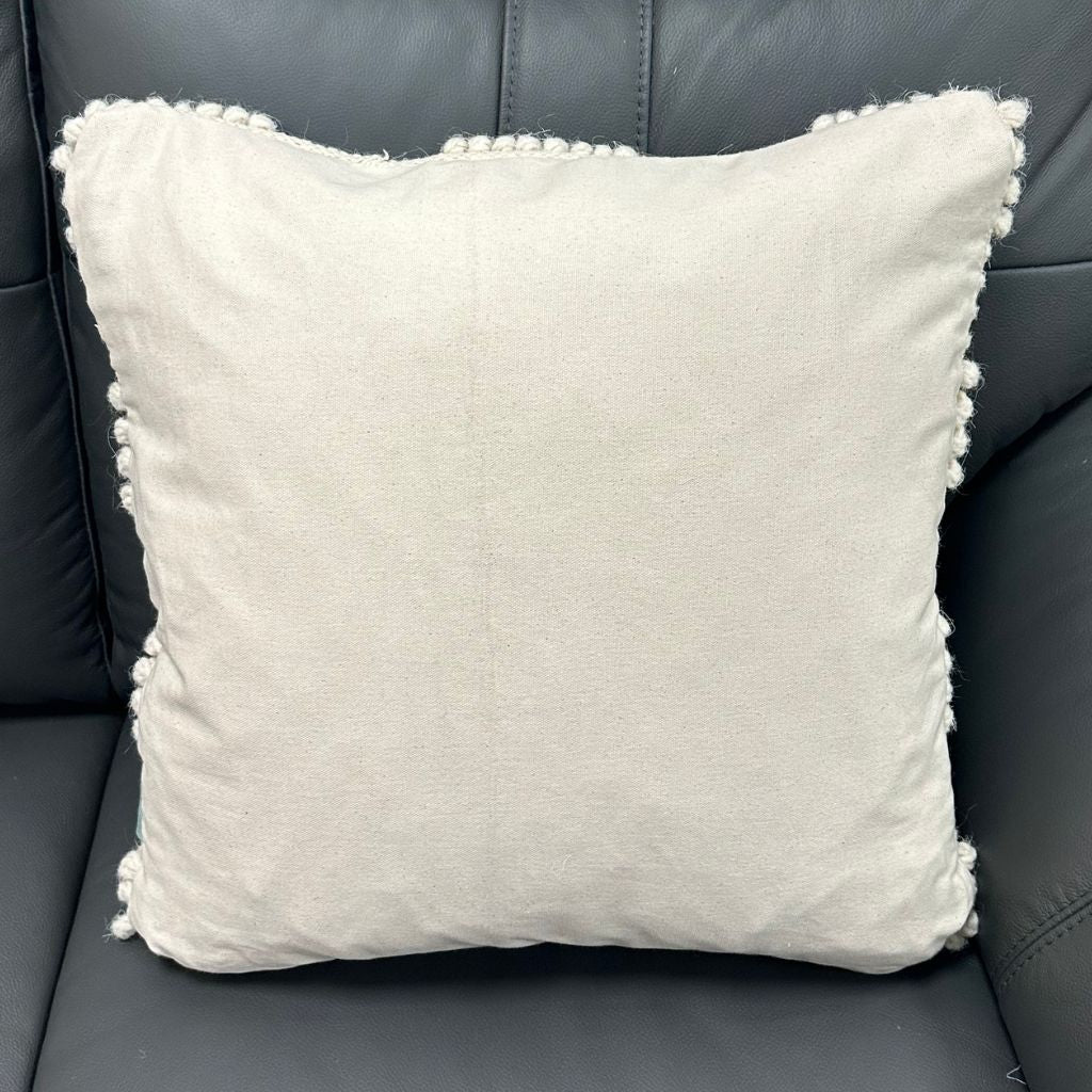 Cream Textured Cushion Back