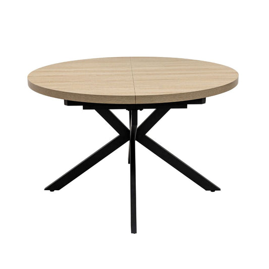 Delta 1.2m Round Extending Oak Dining Table