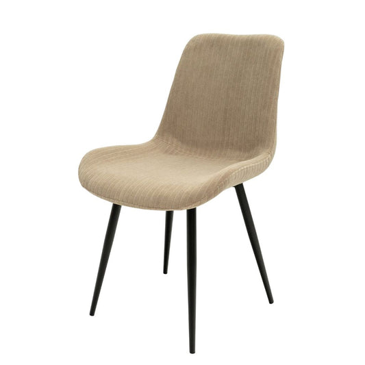 Diano Stone Fabric Dining Chair Angle