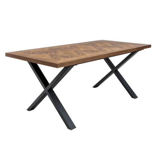 Ello 1.8m Medium Elm Veneer Dining Table