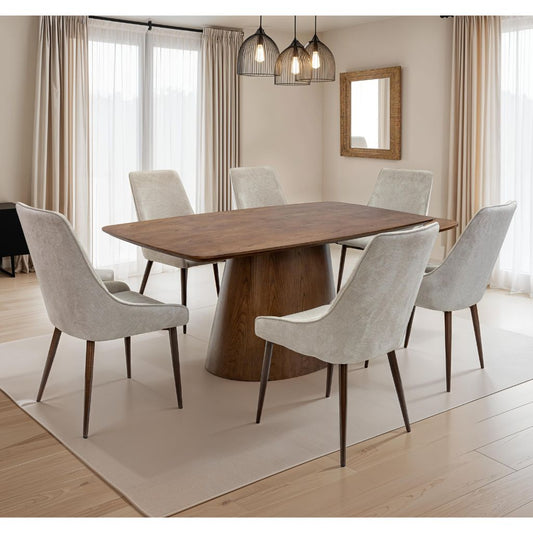 Empoli 1.8m Dining Table + 6 Jaden Chairs