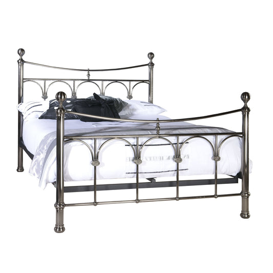 Gamma Nickel Bed Frame Range by Limelight