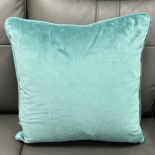 Green Abstract Cushion Back