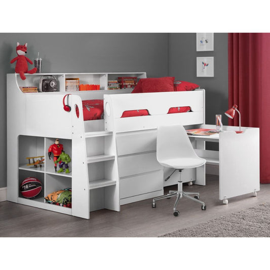 Jupiter White Mid-Sleeper