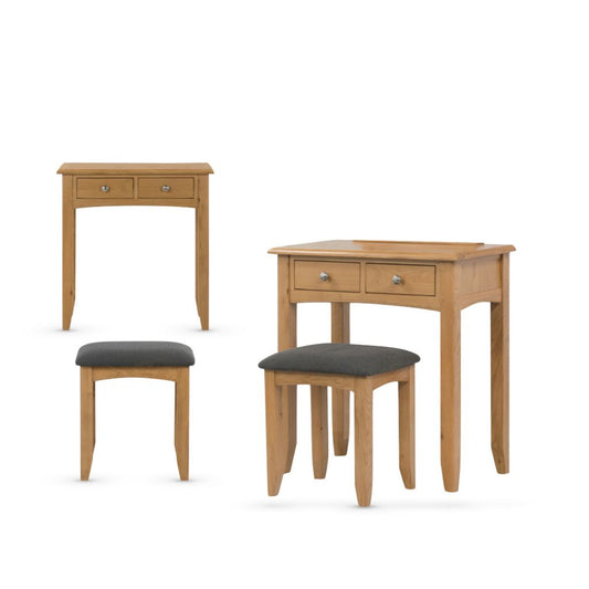 Kilkenny Oak Dressing Table and Stool