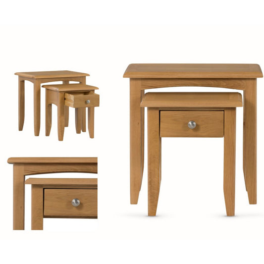 Kilkenny Oak Nest of 2 Tables