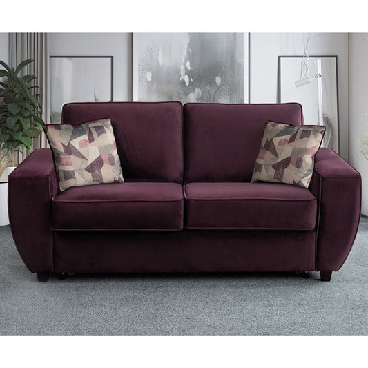 Linzi Aubergine Sofa bed
