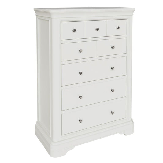 Mabel Bone 8-Drawer Tall Chest