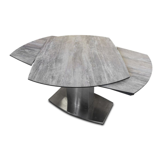 Magnum Greige 1.2m Extending Dining Table Extending