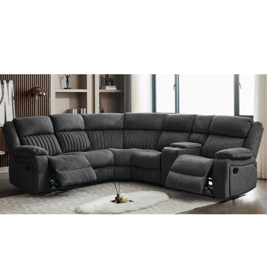 Morgan Iron Reclining Corner Sofa
