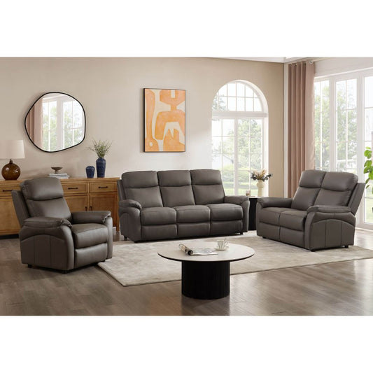 Nardo Truffle Fixed Sofa Set