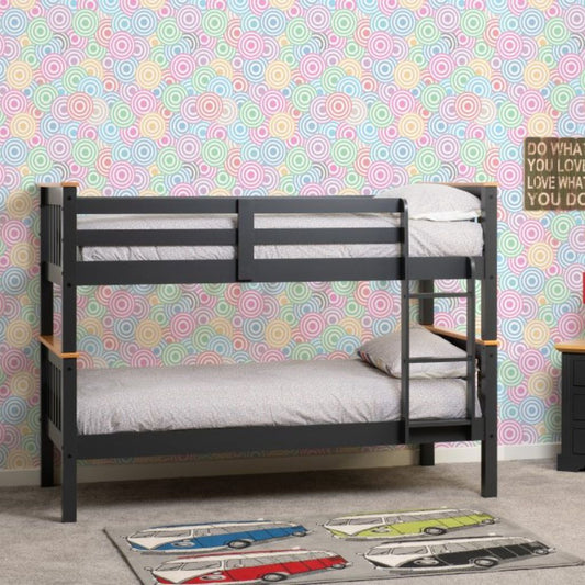 Neptune Grey/Oak Effect 3ft Bunk Bed