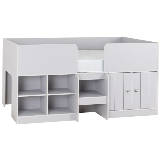 Orlando Low Sleeper Bed in Dove Grey by Wholesale Beds