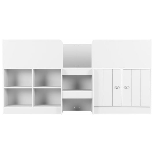 Orlando White Low Sleeper Bed Front