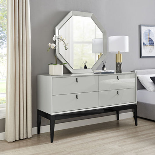 Pasadena Cool Grey 4 Drawer Chest