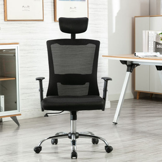 Pero Black Office Chair Front