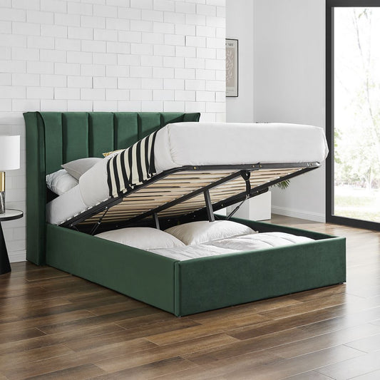 Polaris Green Storage Bed