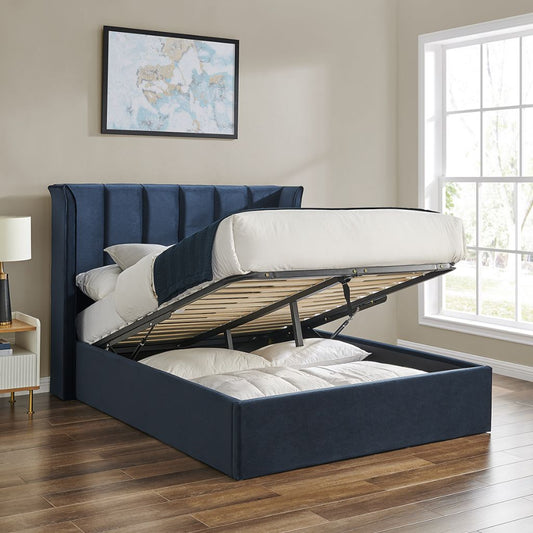 Polaris Navy Storage Bed