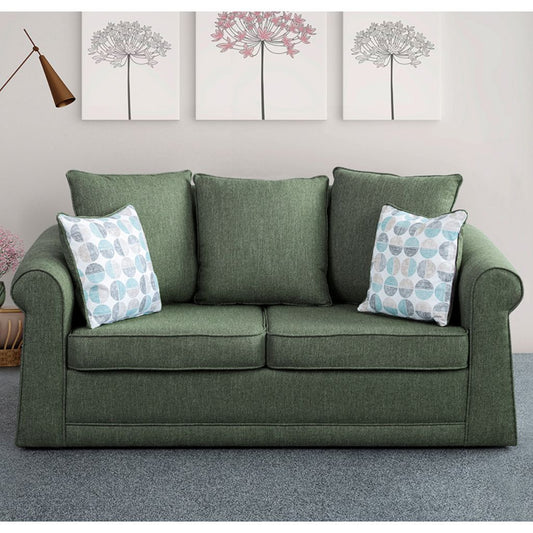 Portland Chrono Green 2 Seater Sofabed