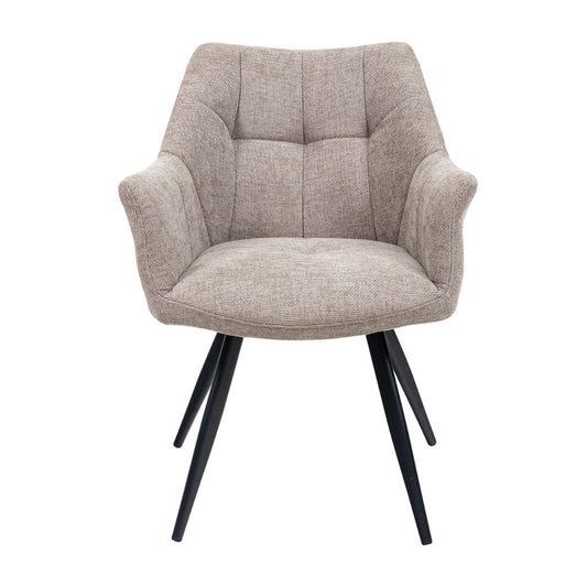 Potenza Taupe Fabric Dining Chair