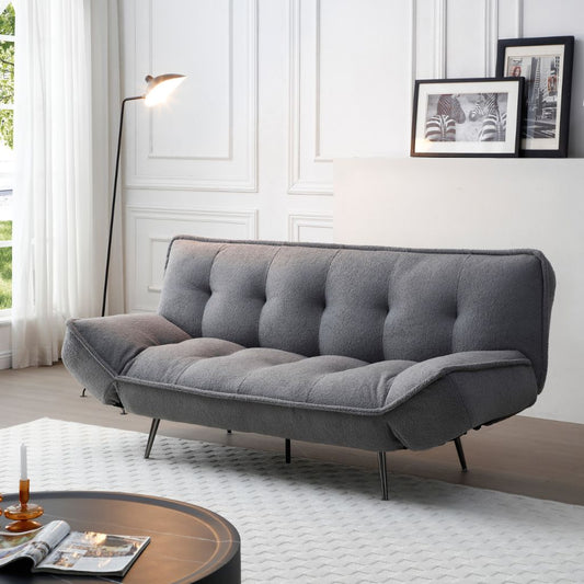 Remi Grey click clack sofa bed