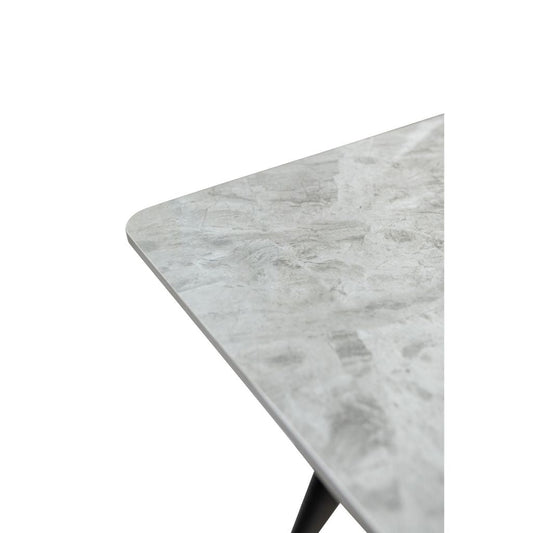 Riano 1.6m Italy Grey Sintered Stone Dining Table Edge