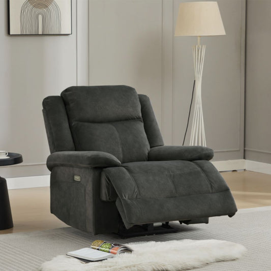 Rockport Thunder Electric Reclining Sofa 1 Seater