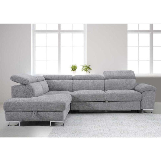 Roma LHF Grey corner sofa bed ireland