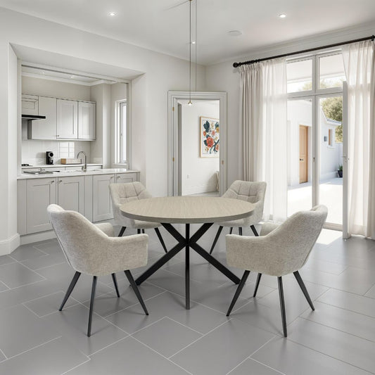 Ruvo Dining Table + Potenza Chairs