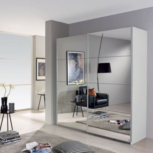 Subito Mirrored Sliding Wardrobe Range by Rauch
