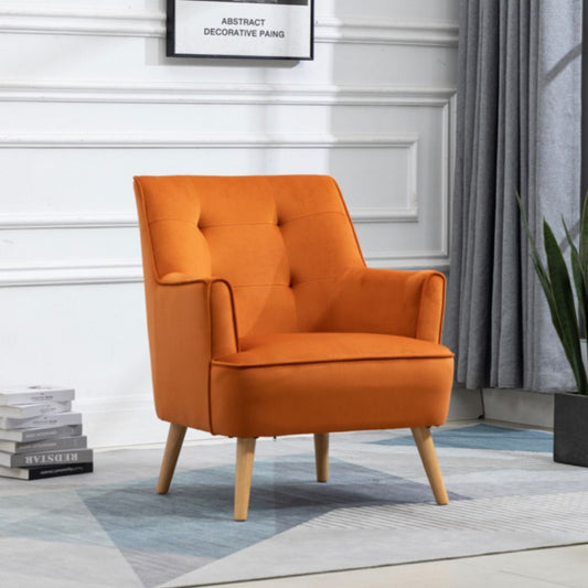 Tara Burnt Orange Accent Chair Room