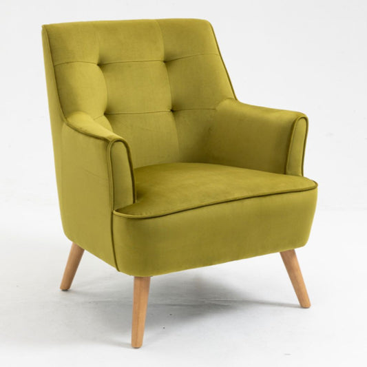 Tara Pistachio Accent Chair Angle