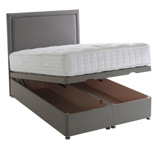 Vermont Front Opening Ottoman, Headboard and Mattress Set Open