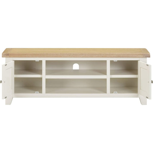 Windsor Ivory Straight TV Unit Open