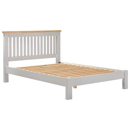 Windsor Pebble Grey 4ft 6in Low End Bedframe