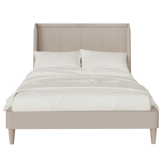 Zahra Cream Bedframe Front